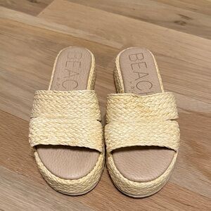 Beach by Matisse Raffia Platform Sandals